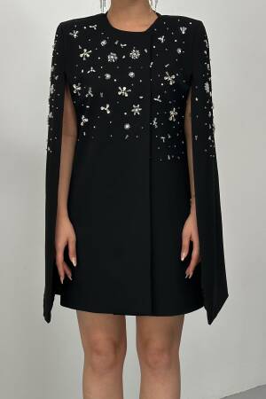 Stone Embroidered Sleeveless Jacket Dress - Brand: Juste - Women's Clothing Wholesale - Globality Store