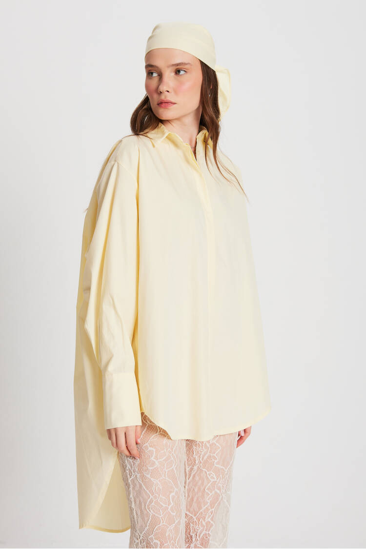 ShirtCustom Design 100% Cotton Oversize Tunic Size Long Shirt 29017 - Brand: First Angels - Women's Clothing Wholesale - Globality Store