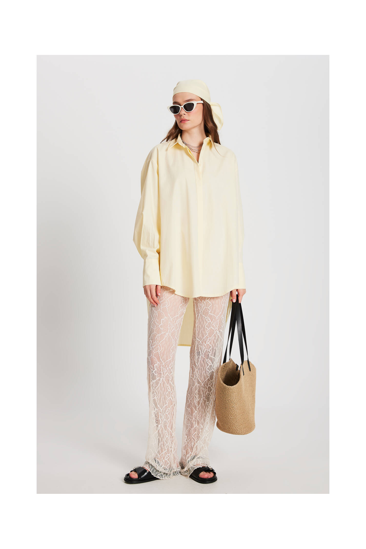 ShirtCustom Design 100% Cotton Oversize Tunic Size Long Shirt 29017 - Brand: First Angels - Women's Clothing Wholesale - Globality Store