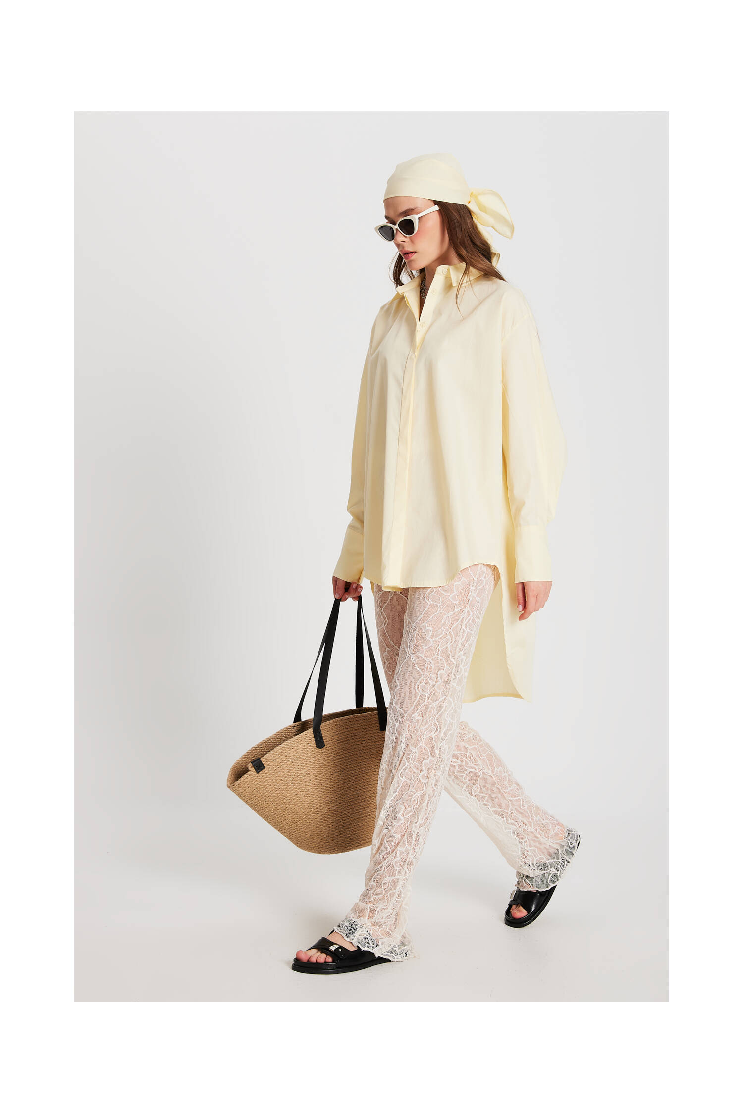 ShirtCustom Design 100% Cotton Oversize Tunic Size Long Shirt 29017 - Brand: First Angels - Women's Clothing Wholesale - Globality Store