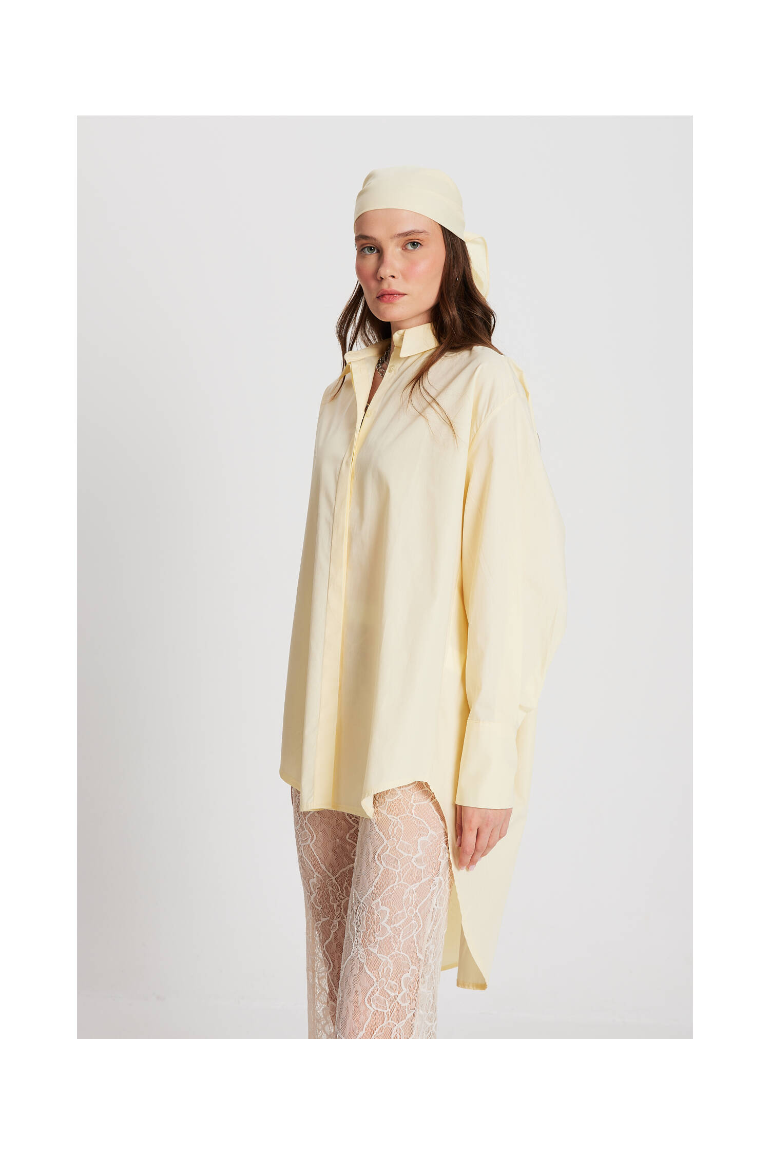ShirtCustom Design 100% Cotton Oversize Tunic Size Long Shirt 29017 - Brand: First Angels - Women's Clothing Wholesale - Globality Store