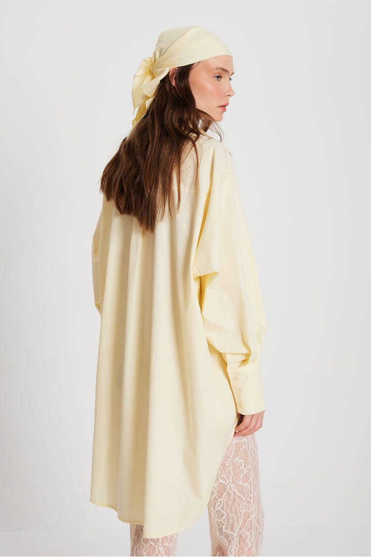 ShirtCustom Design 100% Cotton Oversize Tunic Size Long Shirt 29017