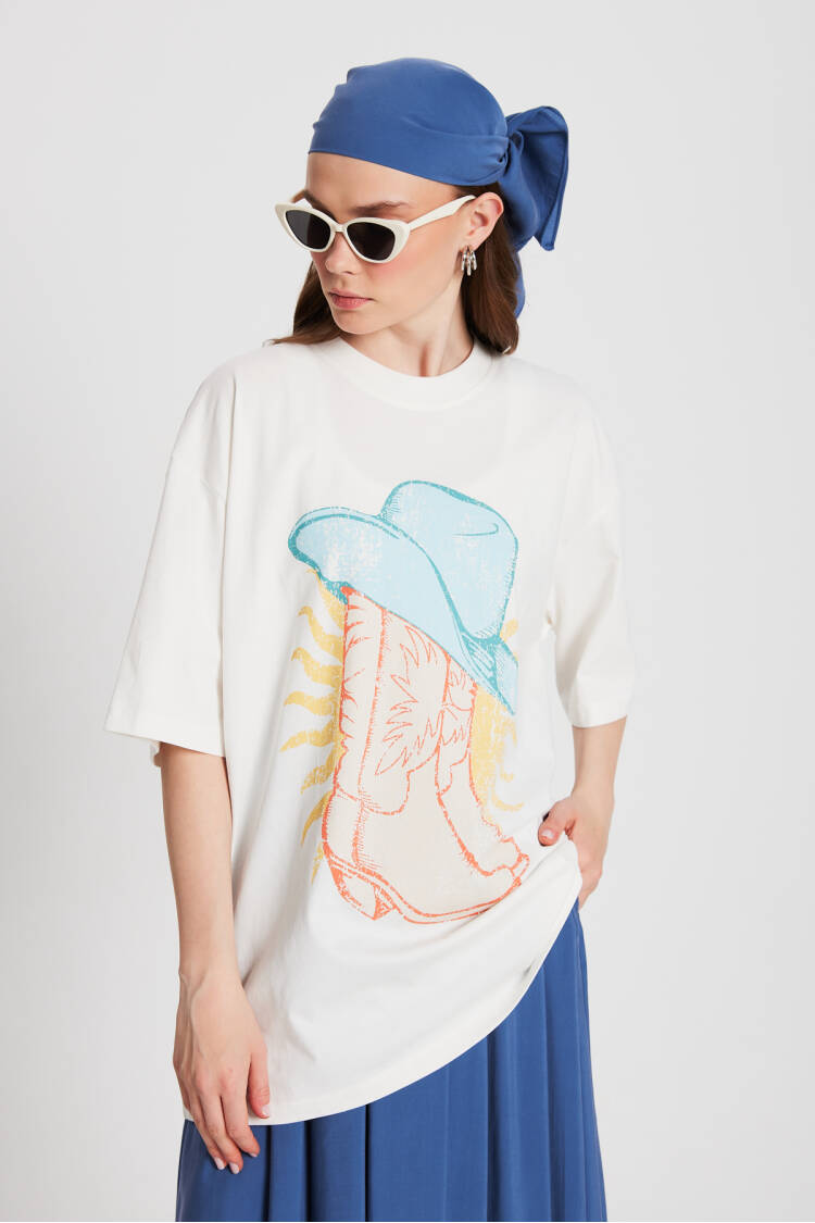 Oversize Printed T-shirt 29156