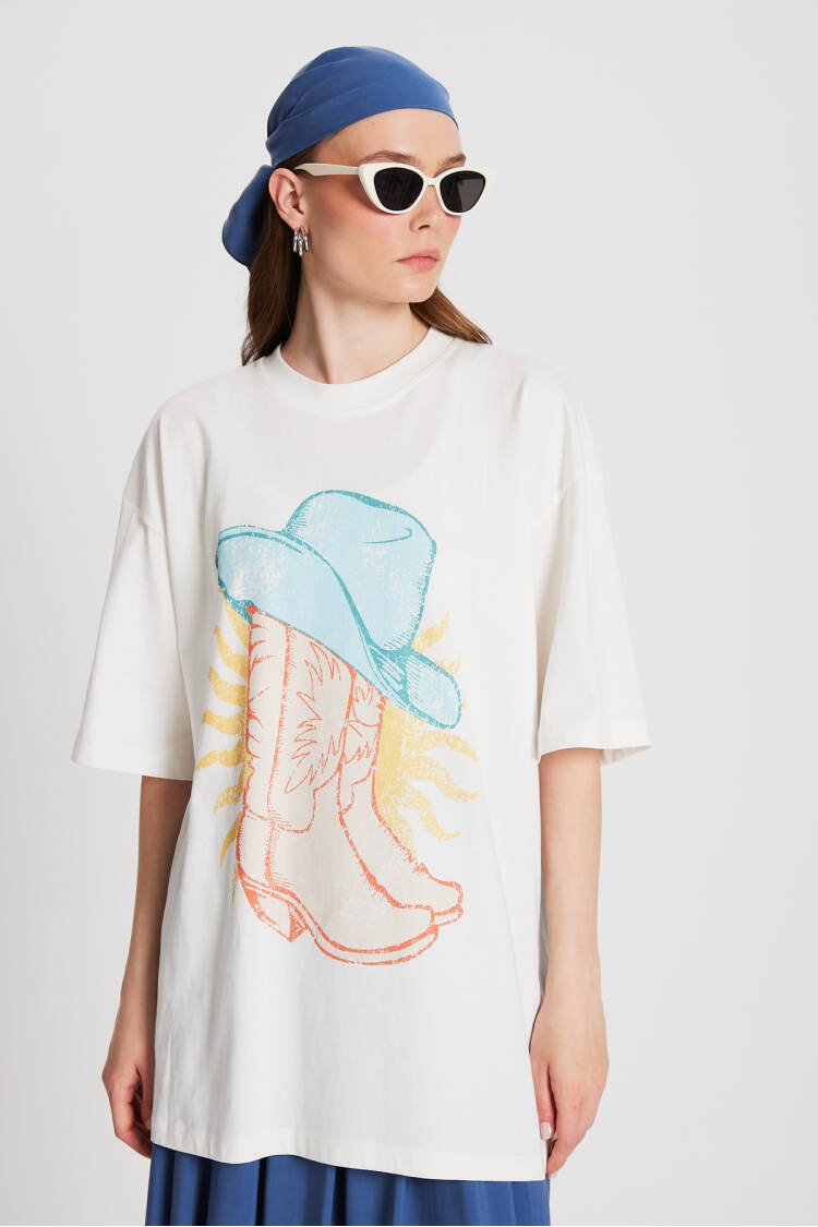 Oversize Printed T-shirt 29156