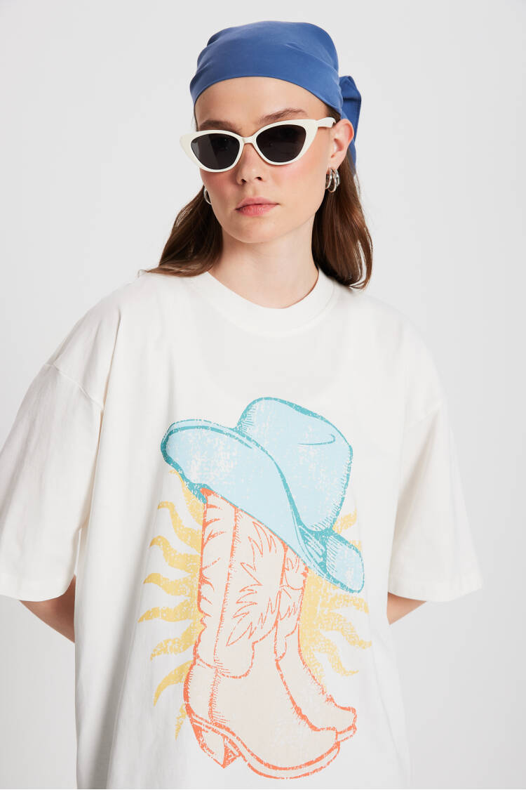 Oversize Printed T-shirt 29156