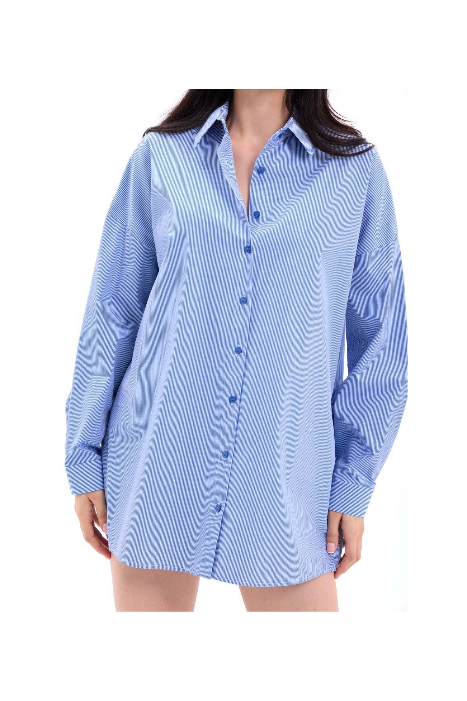 Shirt - Rome Striped - Brand: Fame - Women's Clothing Wholesale - Globality Store