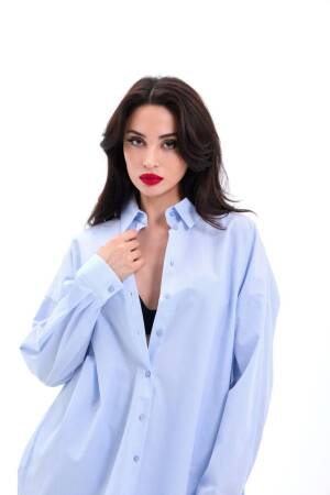 Shirt - Striped - Brand: Fame - Women's Clothing Wholesale - Globality Store