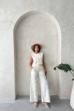 Embroidered Strainer Trousers - Brand: Topshow - Women's Clothing Wholesale - Globality Store