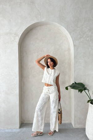 Embroidered Strainer Trousers - Brand: Topshow - Women's Clothing Wholesale - Globality Store