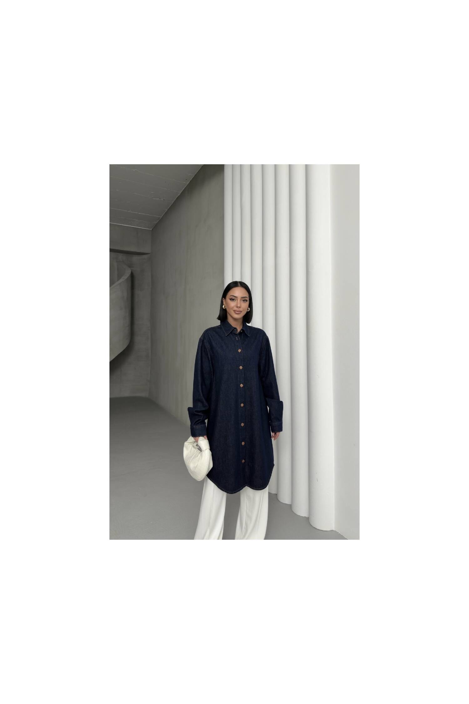 Balloon Sleeve Buttoned Shirt - Brand: XLove - Women's Clothing Wholesale - Globality Store