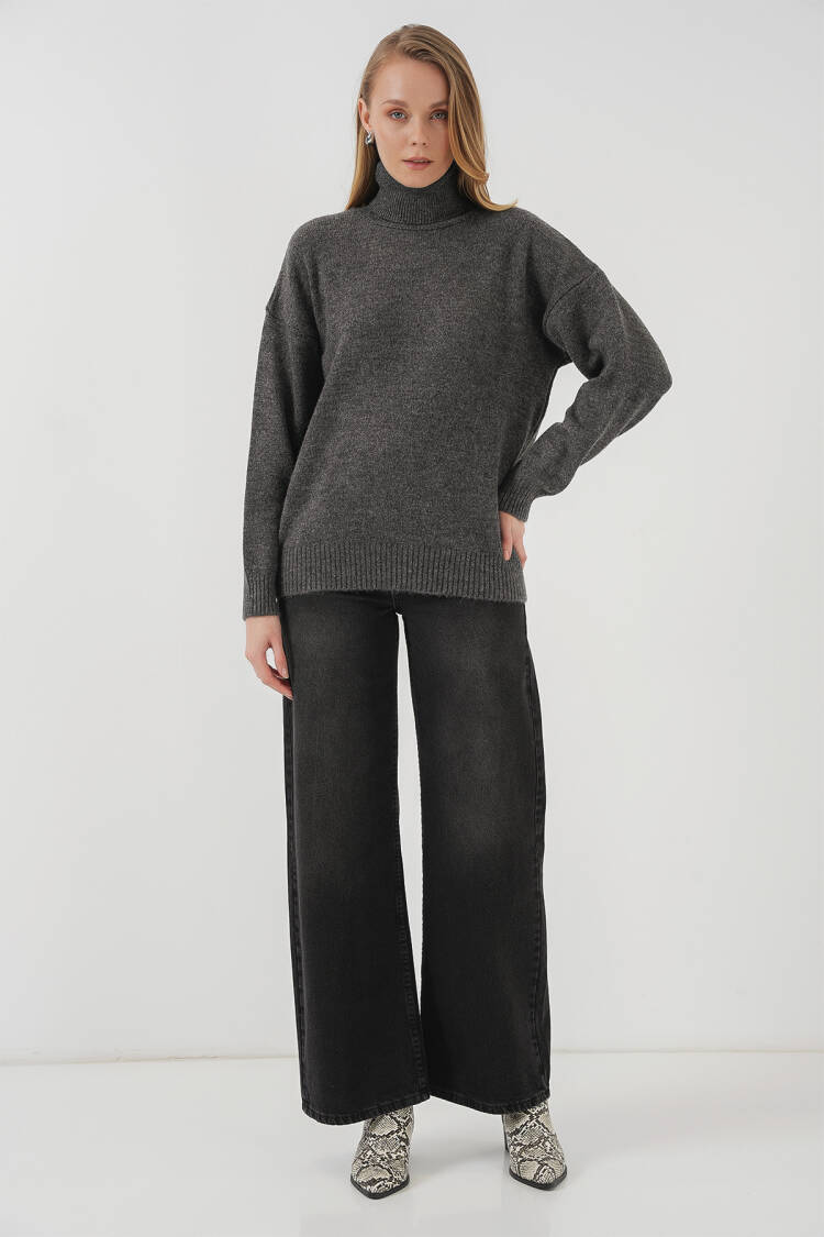 Women's Turtleneck Oversize Knitwear Sweater