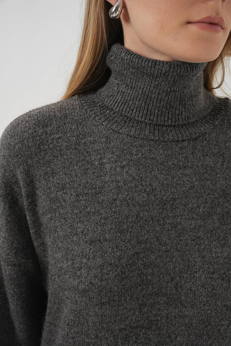 Women's Turtleneck Oversize Knitwear Sweater