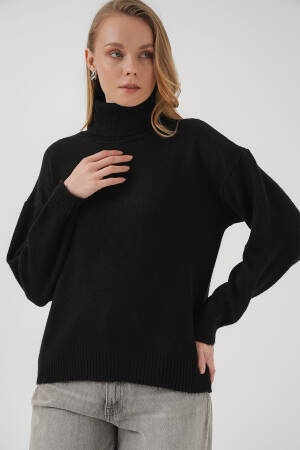 Women's Turtleneck Oversize Knitwear Sweater - Brand: Bigdart - Women's Clothing Wholesale - Globality Store