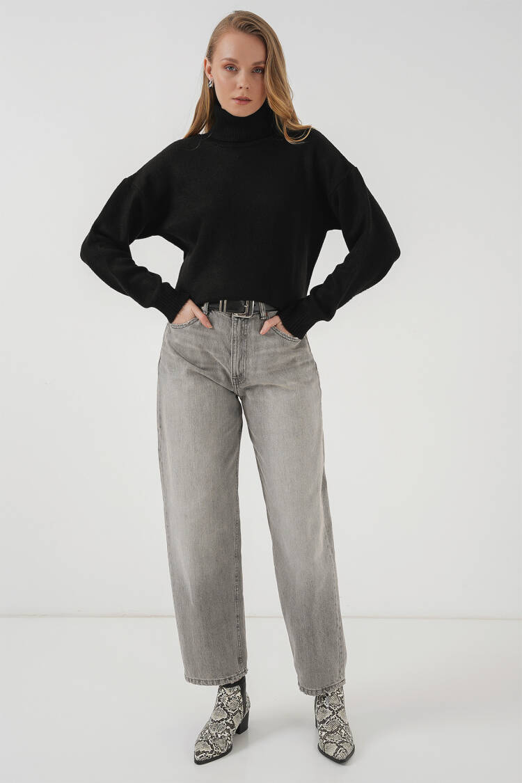 Women's Turtleneck Oversize Knitwear Sweater
