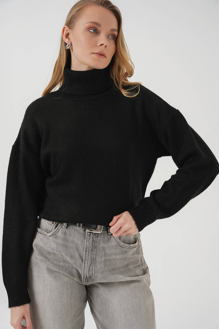 Women's Turtleneck Oversize Knitwear Sweater