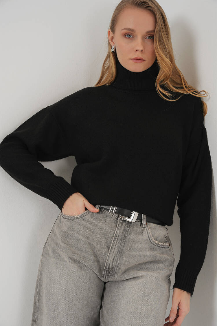 Women's Turtleneck Oversize Knitwear Sweater