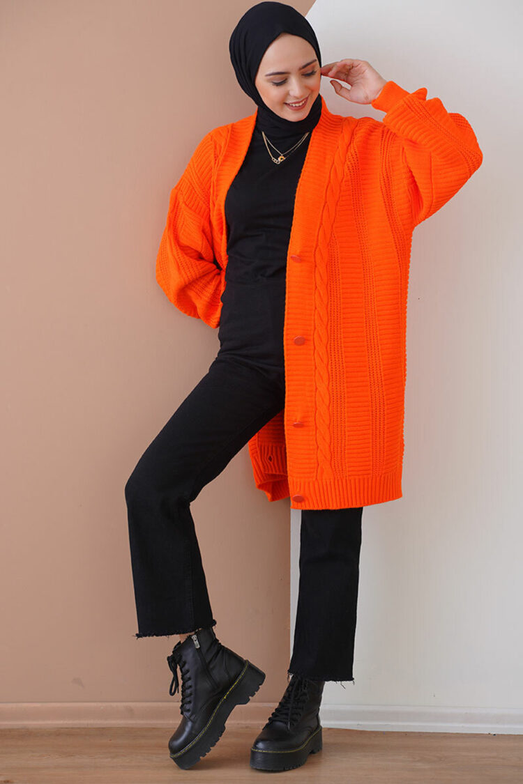 Hijab Knitwear Cardigan - Bigdart - Globality Store - Women Clothes Wholesale Turkey