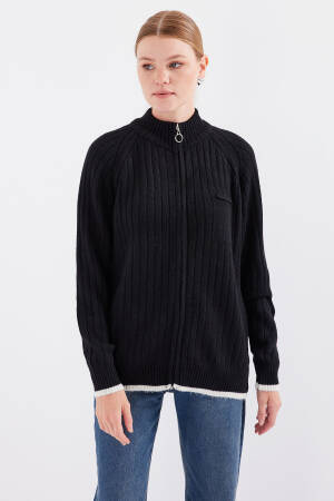 Zippered Knitwear Cardigan - Brand: Bigdart - Women's Clothing Wholesale - Globality Store