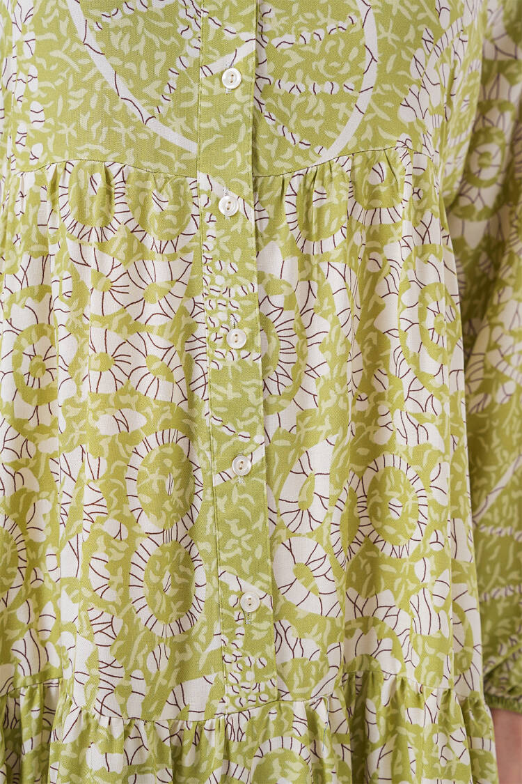 Authentic Patterned Burkini Dress -8