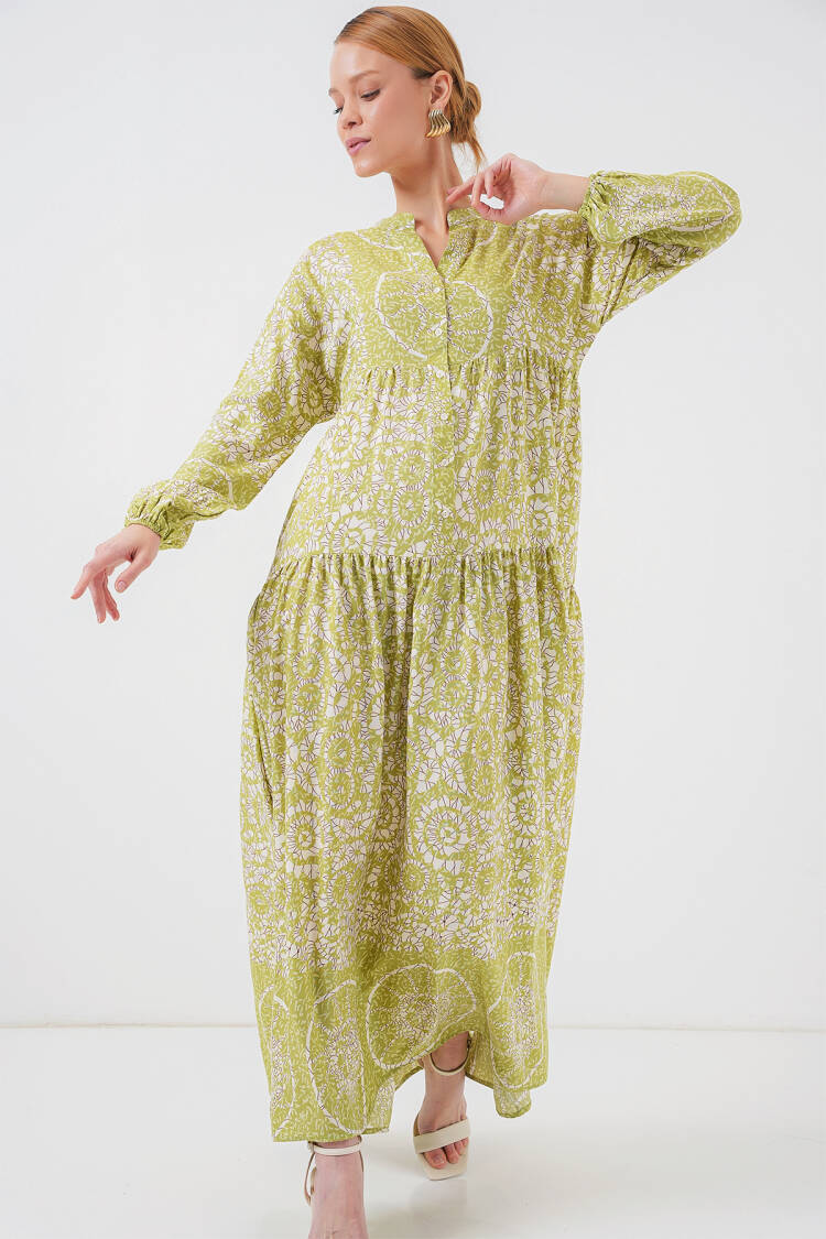 Authentic Patterned Burkini Dress -8