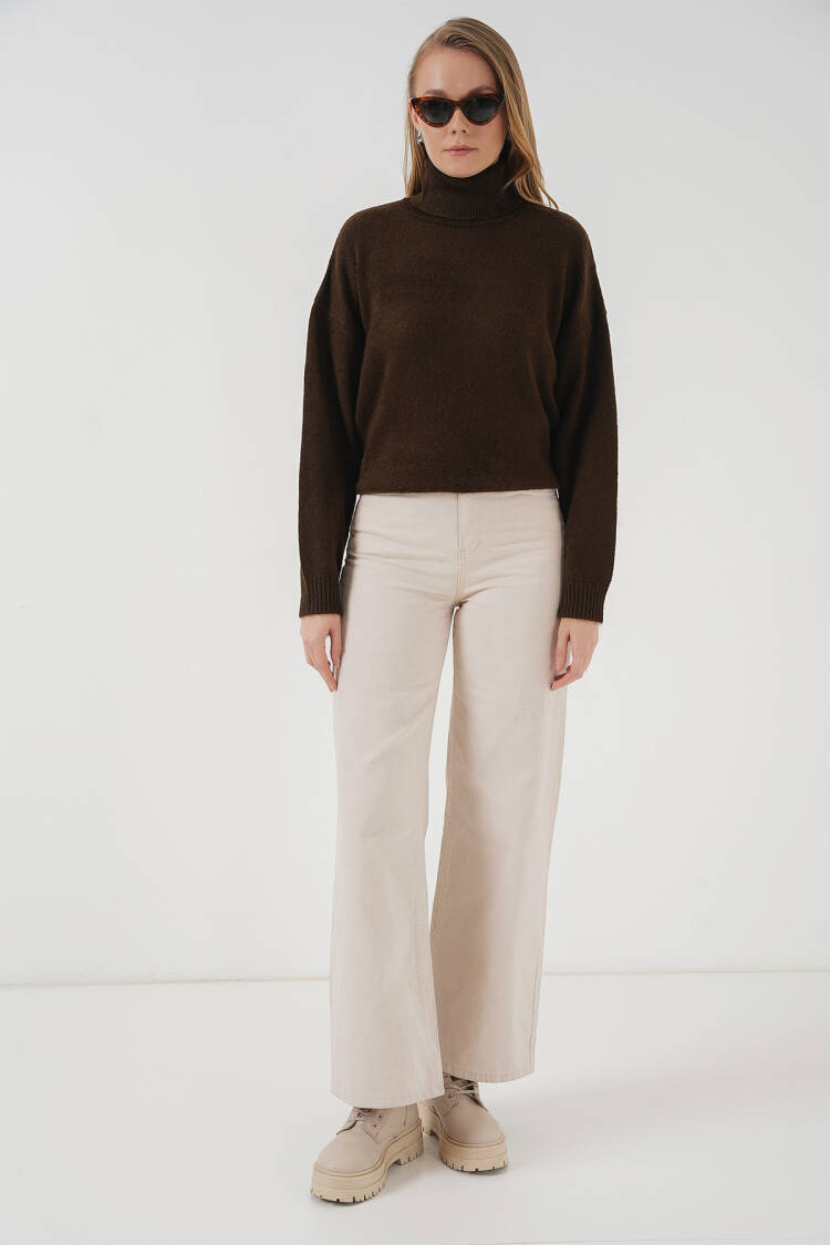 Women's Turtleneck Oversize Knitwear Sweater