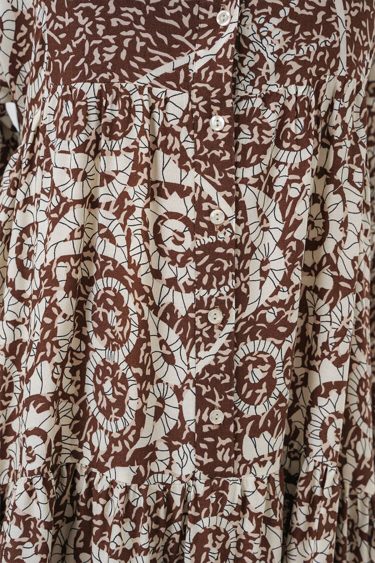 Authentic Patterned Burkini Dress - Y.coffee