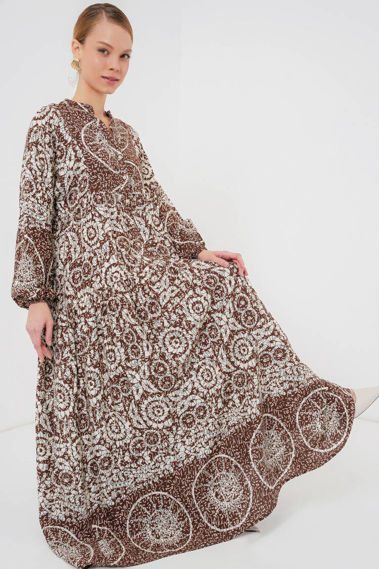 Authentic Patterned Burkini Dress - Y.coffee