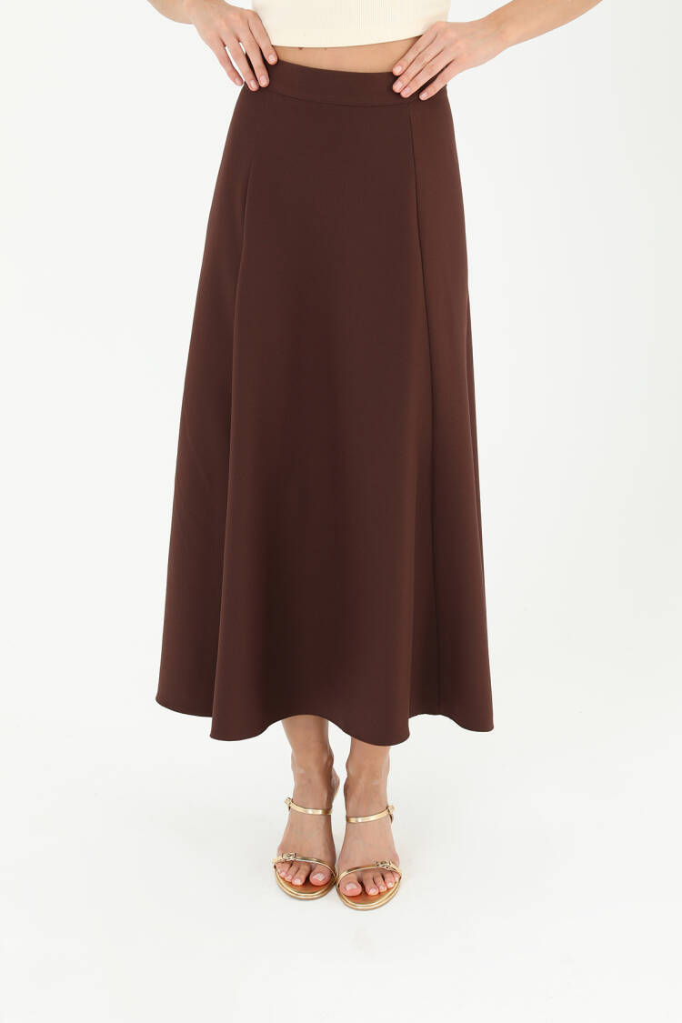 Women's Zipper Flared Skirt