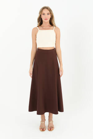 Women's Zipper Flared Skirt - Brand: Puane - Women's Clothing Wholesale - Globality Store