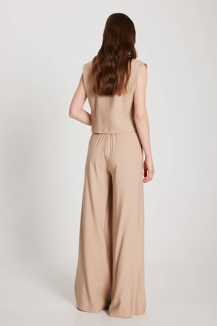 Stone Self Patterned Palazzo Pants 29099