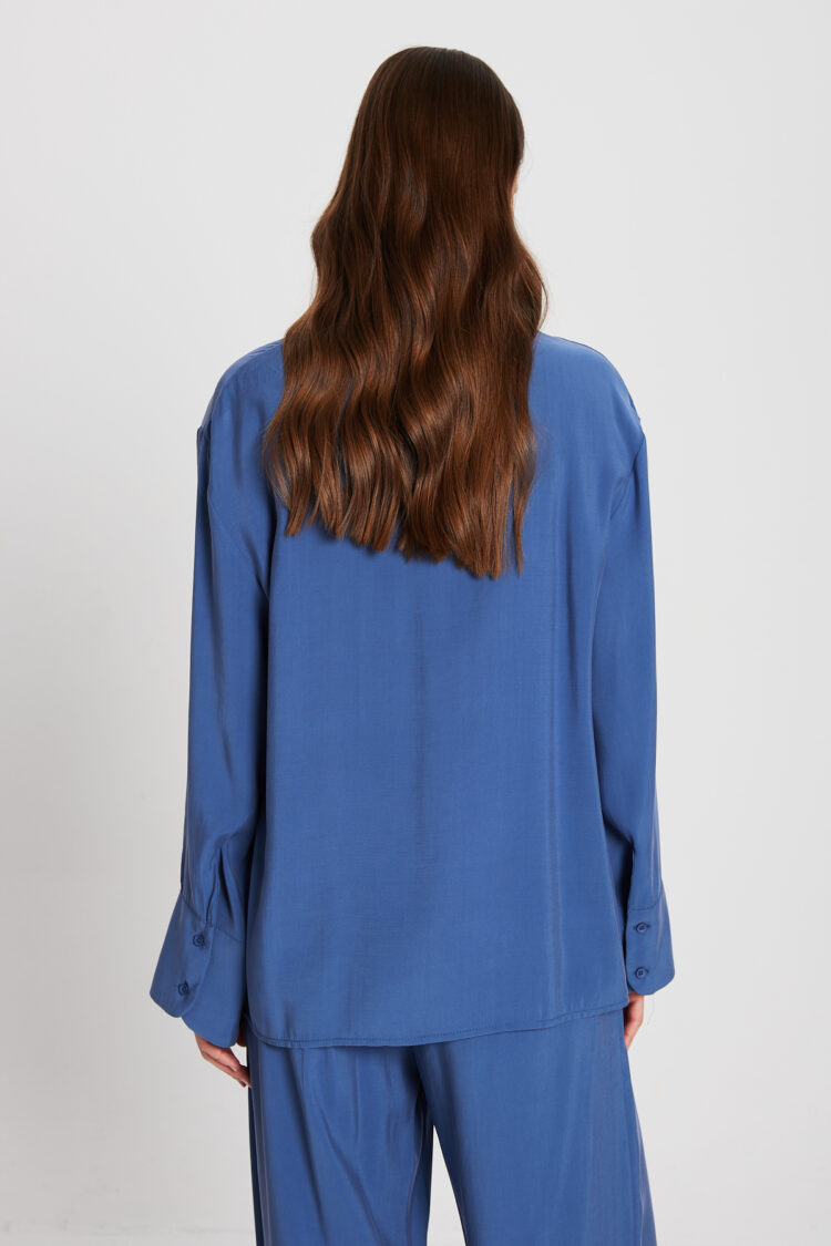 Indigo 100% Modal Bottom/Top Shirt And Pants Set 29137