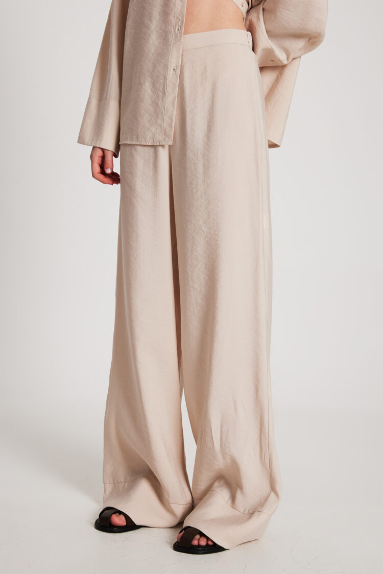 Stone 100% Modal Bottom/Top Shirt And Pants Set 29137