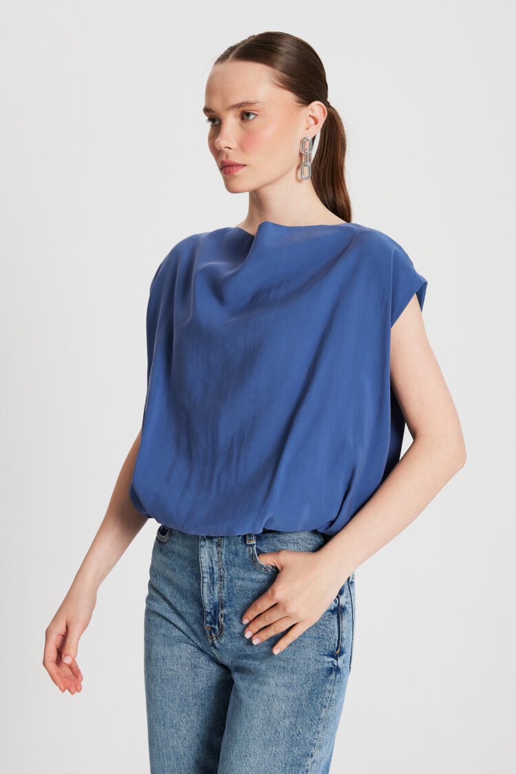 Modal Fabric Balloon Blouse 29140