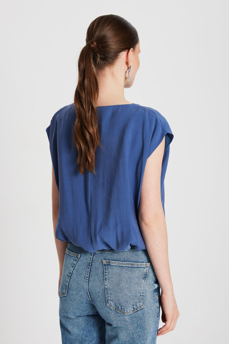 Modal Fabric Balloon Blouse 29140