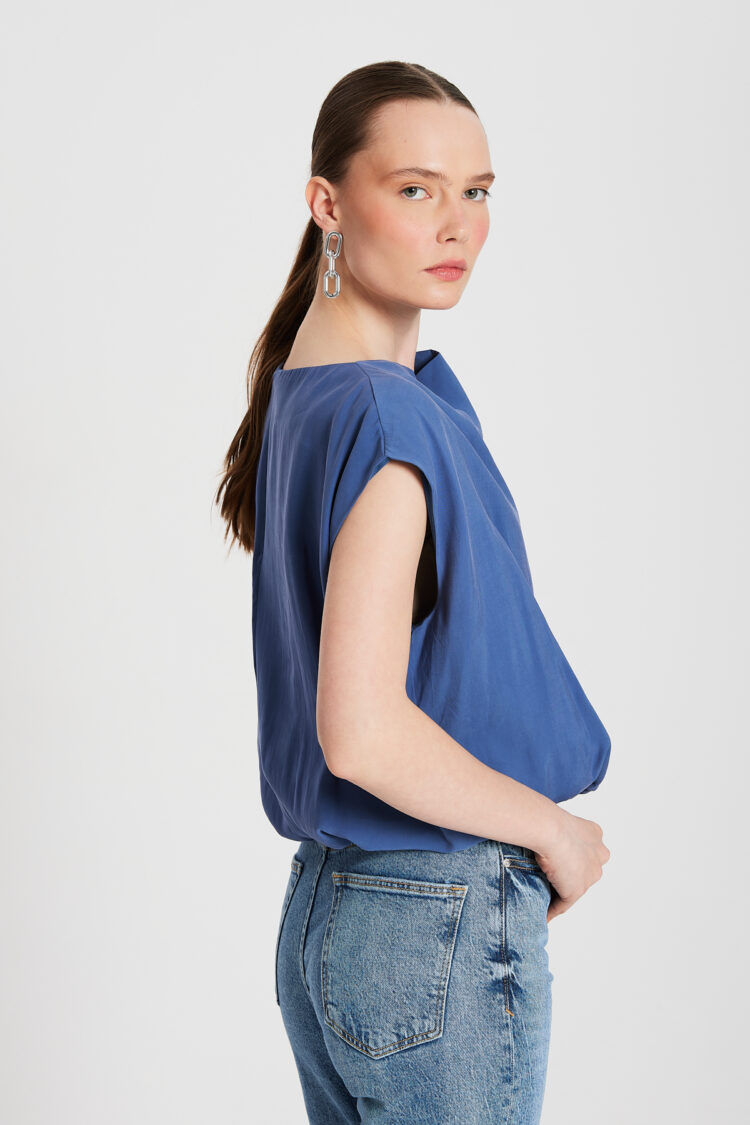 Modal Fabric Balloon Blouse 29140