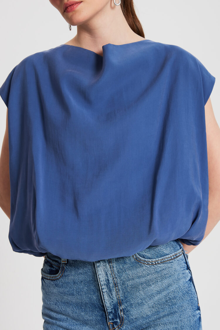 Modal Fabric Balloon Blouse 29140