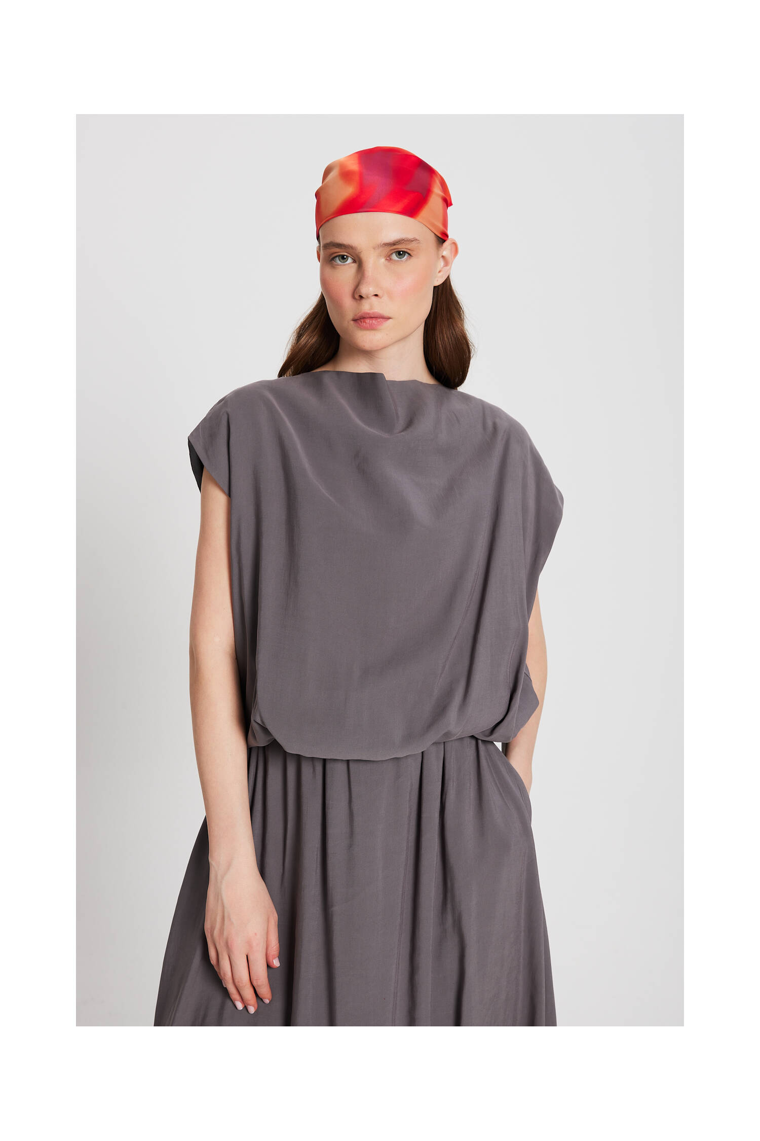 Modal Fabric Balloon Blouse 29140 - Brand: First Angels - Women's Clothing Wholesale - Globality Store