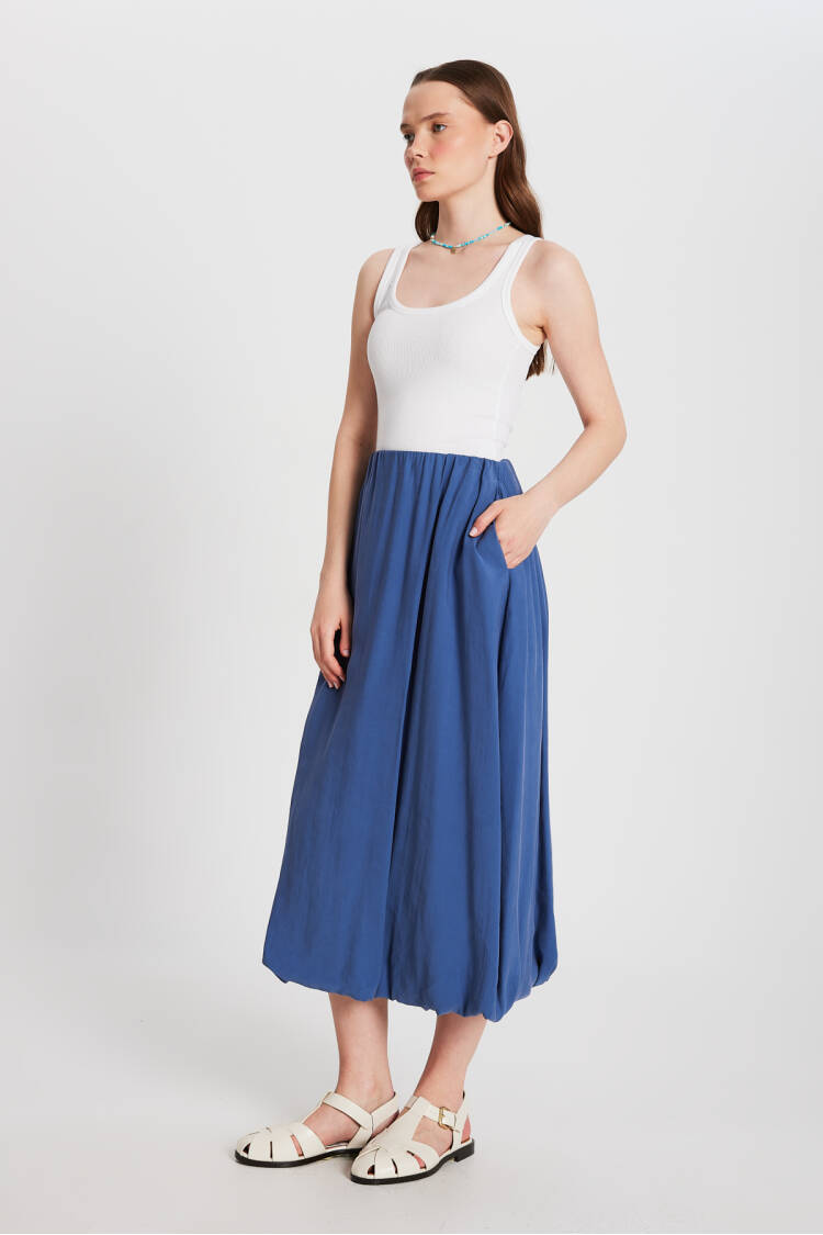 Modal Fabric Balloon Skirt 29141