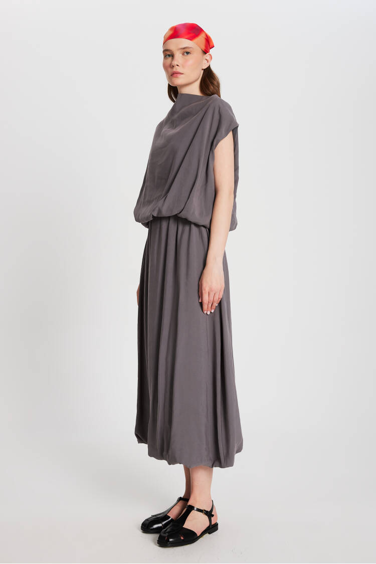Modal Fabric Balloon Skirt 29141