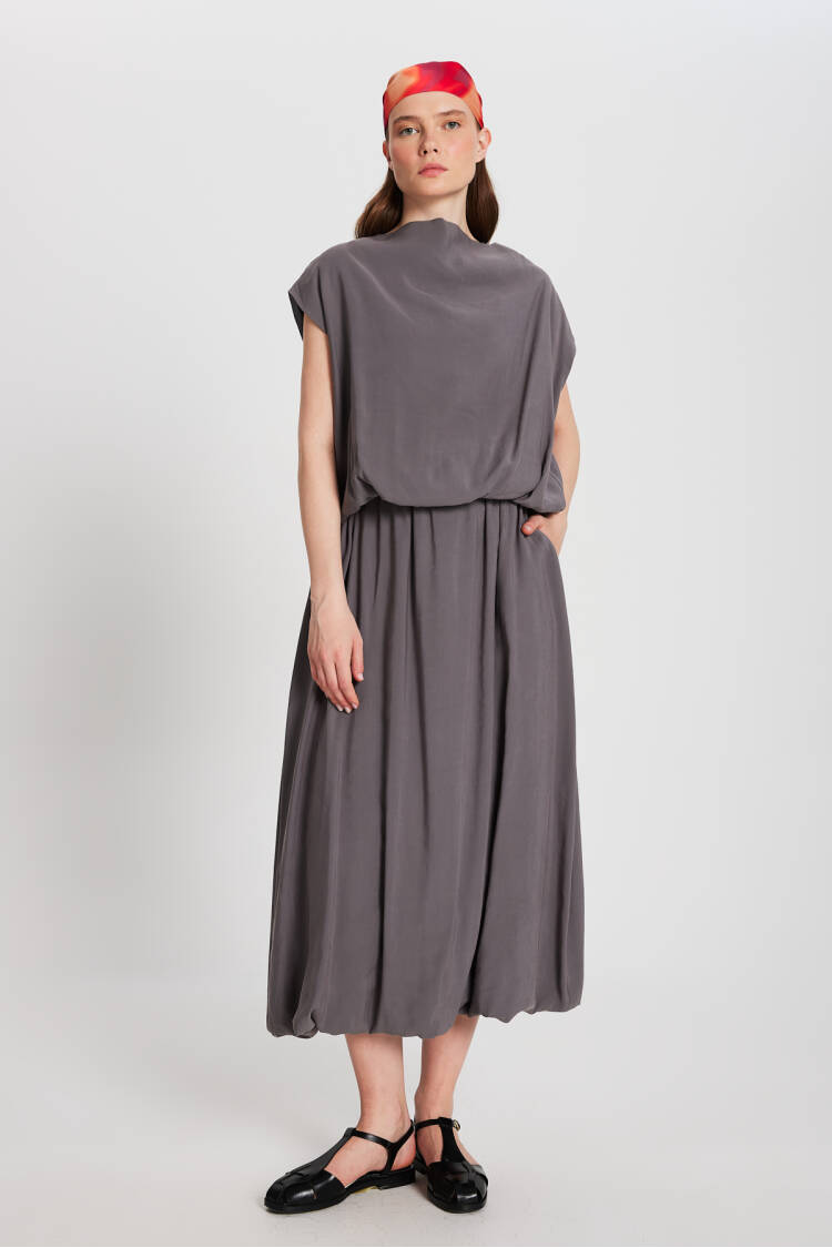 Modal Fabric Balloon Skirt 29141