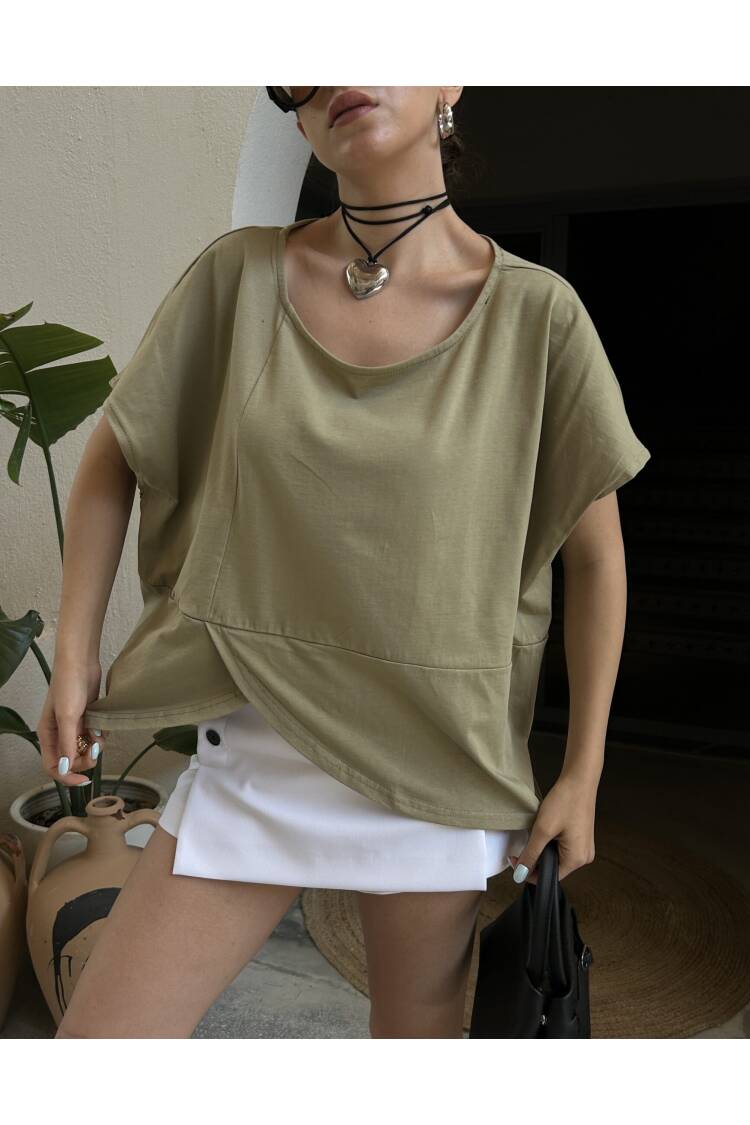 MoldBack Pattern Design Combed Blouse 29113