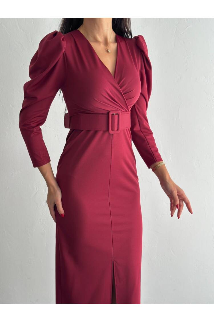 Front Slit Detail Dress - Brand: My Jest Fashion - Women's Clothing Wholesale - Globality Store