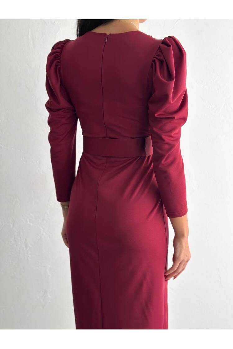 Front Slit Detail Dress