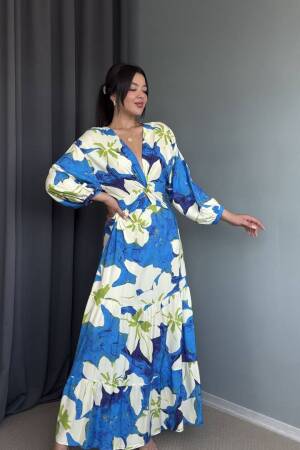 Dress - Multicolored - ESPADA - Globality Store - Women Clothes Wholesale Turkey