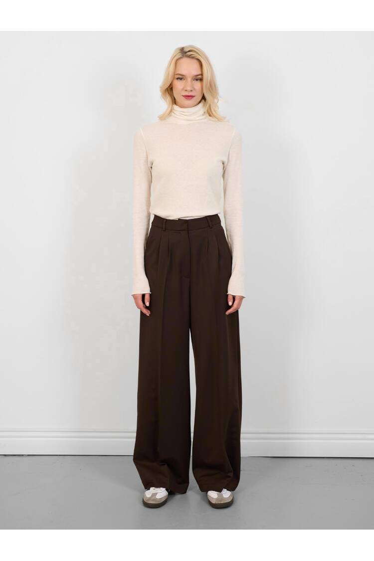 Pile Detailed Palazzo Pants