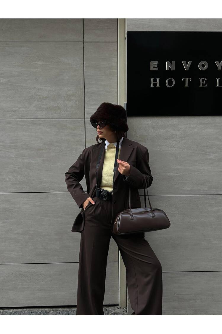 Pile Detailed Palazzo Pants