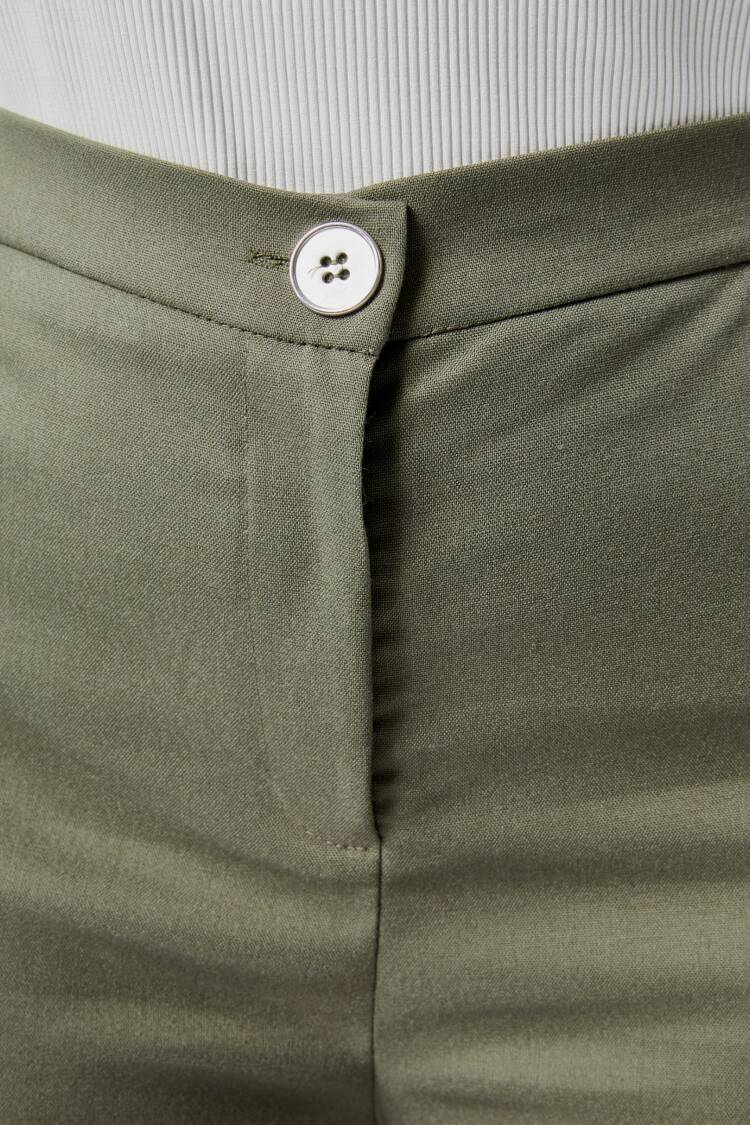 Wide Leg Plus Size Pants With Elastic Waist