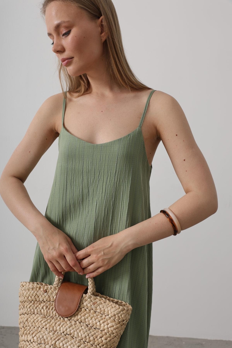 Long Bell Dress With Straps