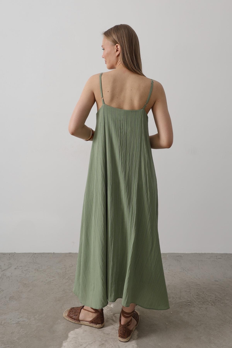 Long Bell Dress With Straps
