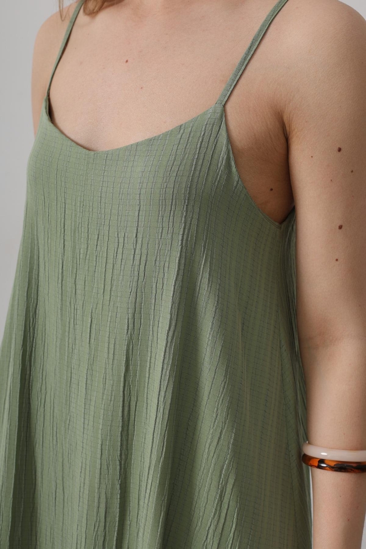 Long Bell Dress With Straps